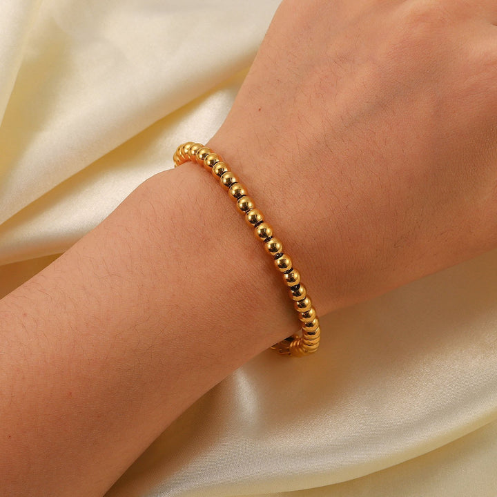 18K Gold-Plated Ball Bracelet
