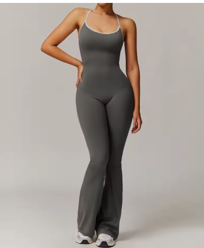 Slim-Fit Sports Jumpsuit