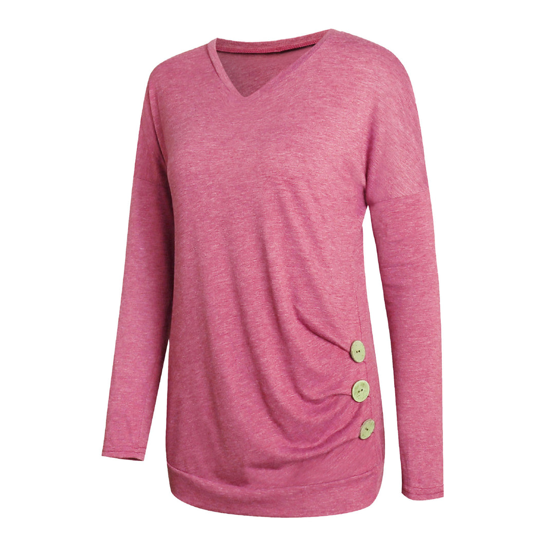 V-Neck Long-Sleeve Essential Top