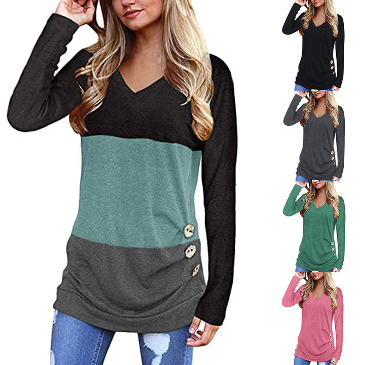 V-Neck Long-Sleeve Essential Top