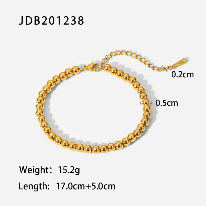 18K Gold-Plated Ball Bracelet
