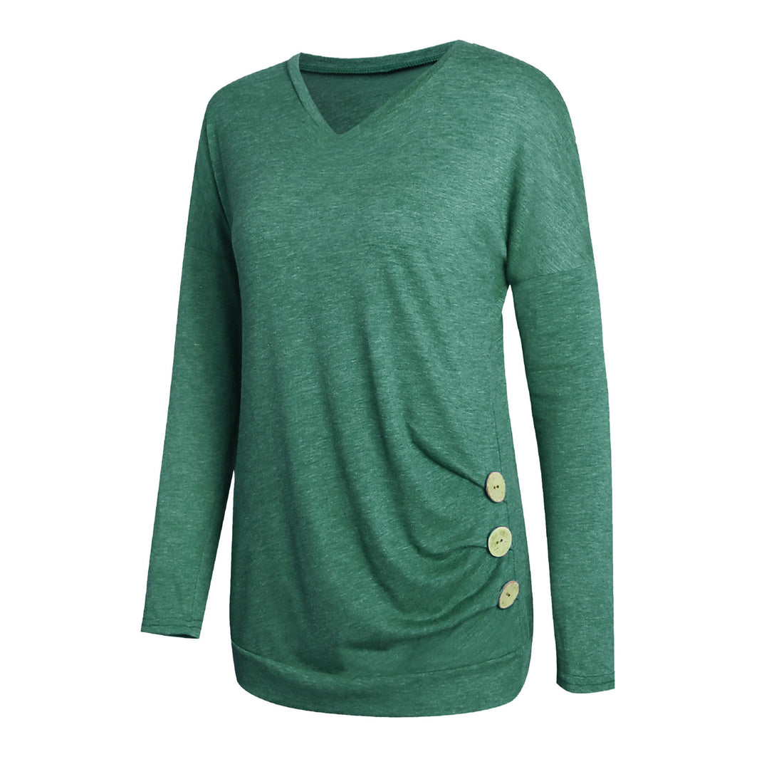 V-Neck Long-Sleeve Essential Top