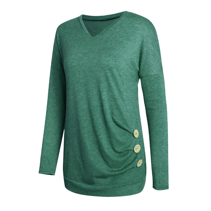 V-Neck Long-Sleeve Essential Top