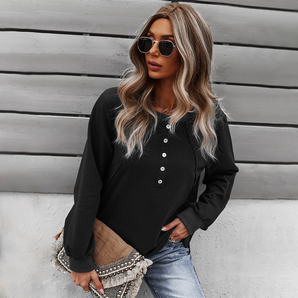 Round Neck Pullover Sweater
