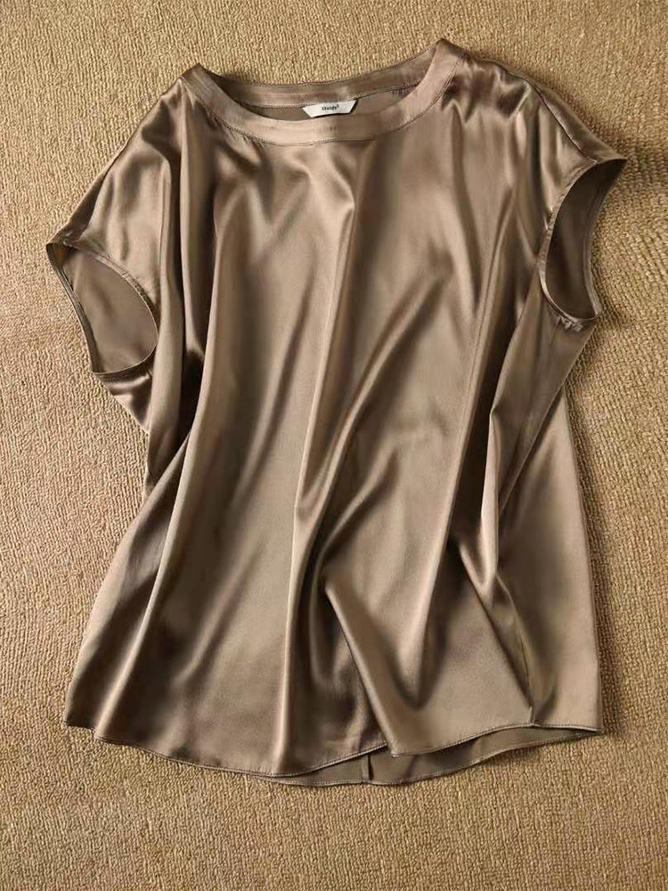 Acetate Mulberry Silk T-Shirt