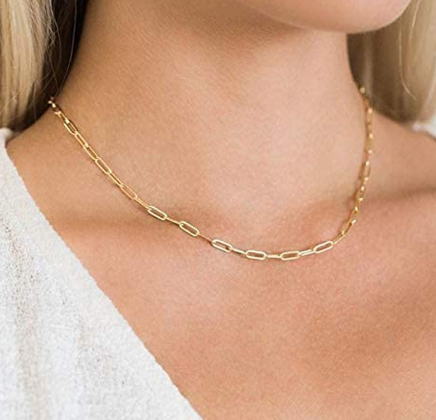 Minimalist Chunky Chain Necklace