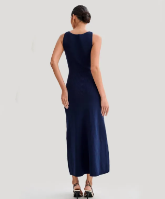 Knitted Sleeveless Maxi Dress