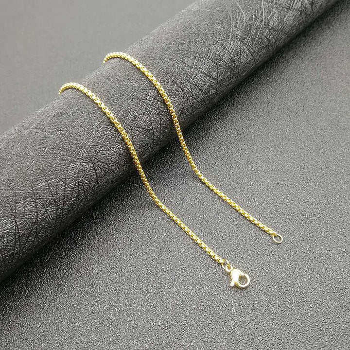 Gold Rolo Chain Necklace