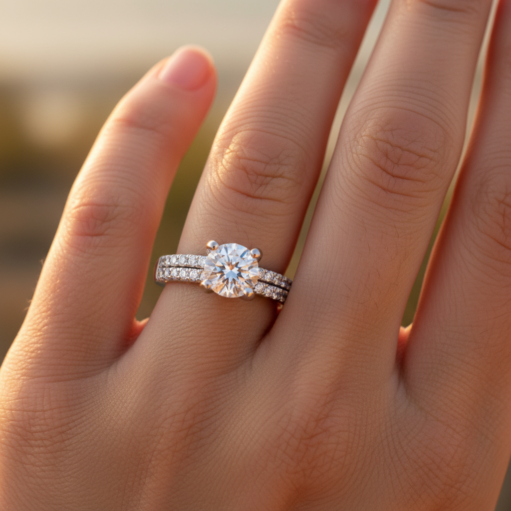 Diamond Ring - Top Down Sunset