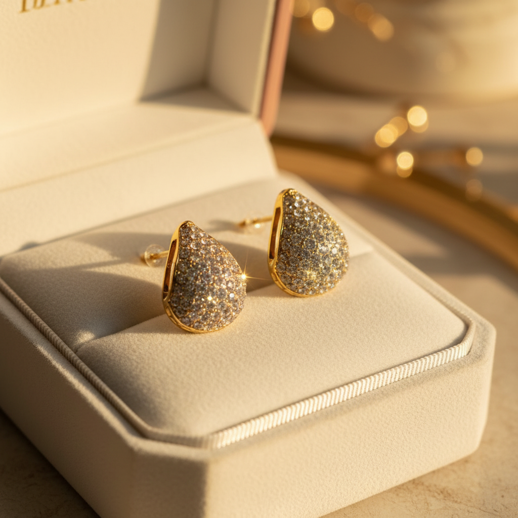 Earrings in Box Golden Hour