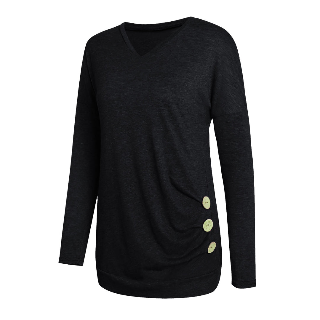 V-Neck Long-Sleeve Essential Top