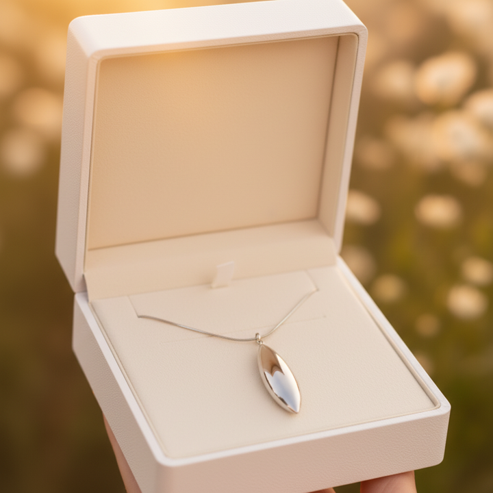 Geometric Choker in Box Golden Hour