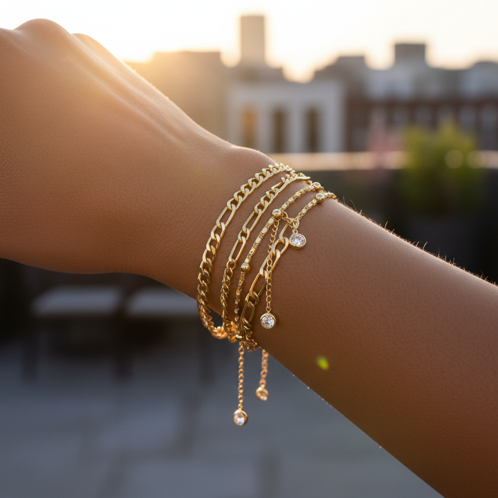 Gold Bracelet Golden Hour