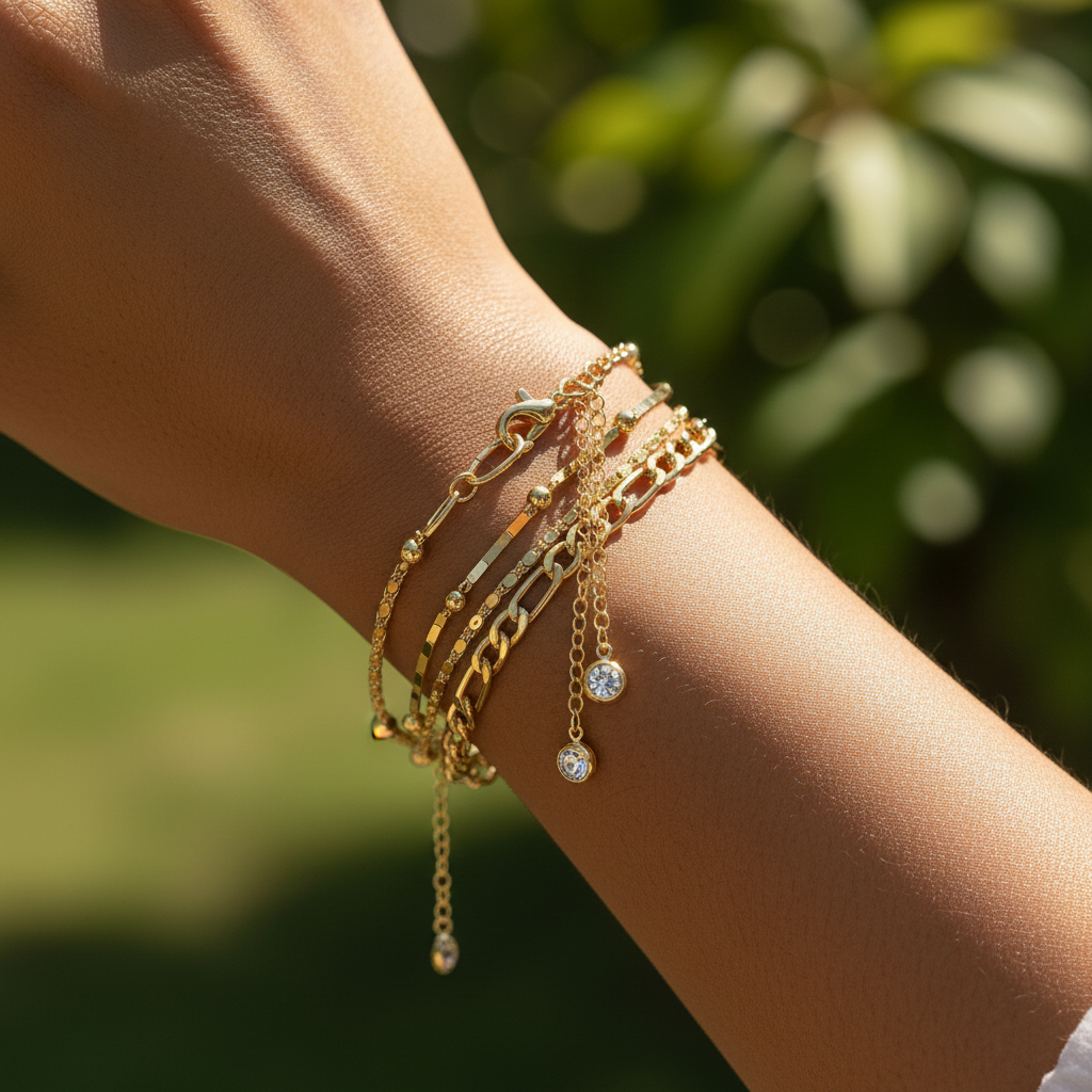 Gold Bracelet Lifestyle