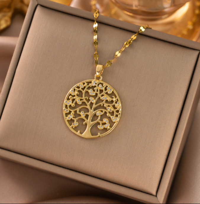 Tree of Life Gold Necklace