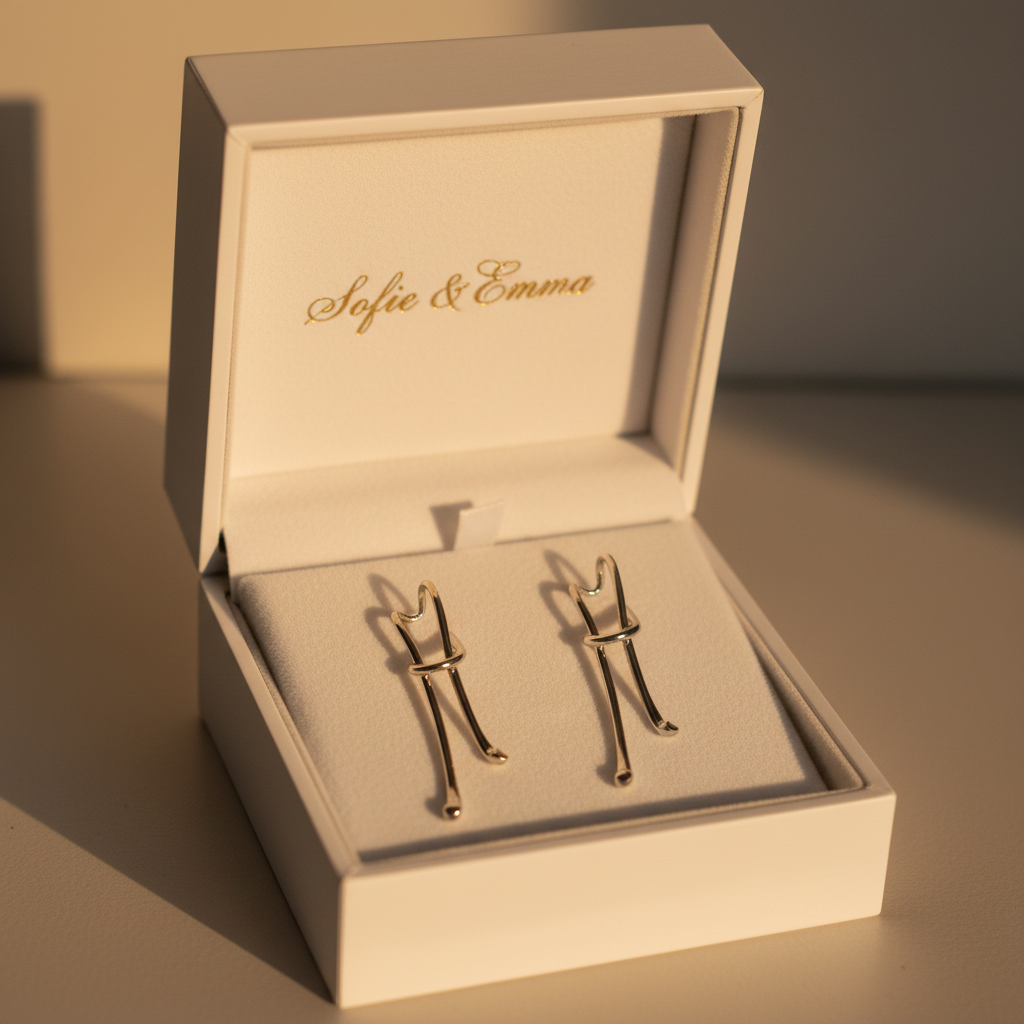 Mara Ear Cuffs Silver Box